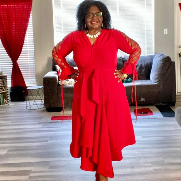 BCNovaMarie Original Rosa Pocketed Wrap Dress - Picture 11 of 13